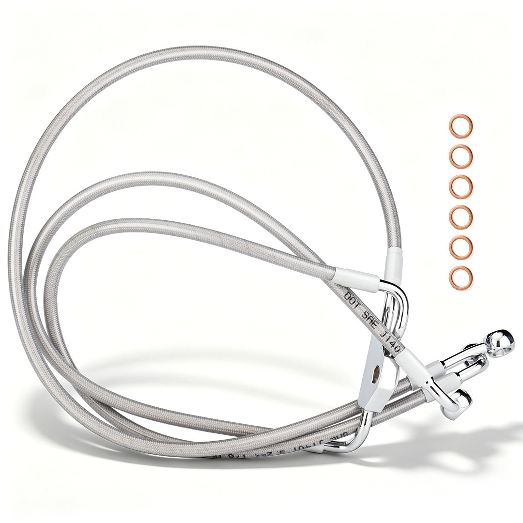 Front Brake Line for Harley 2008-2017 Dyna without ABS brakes