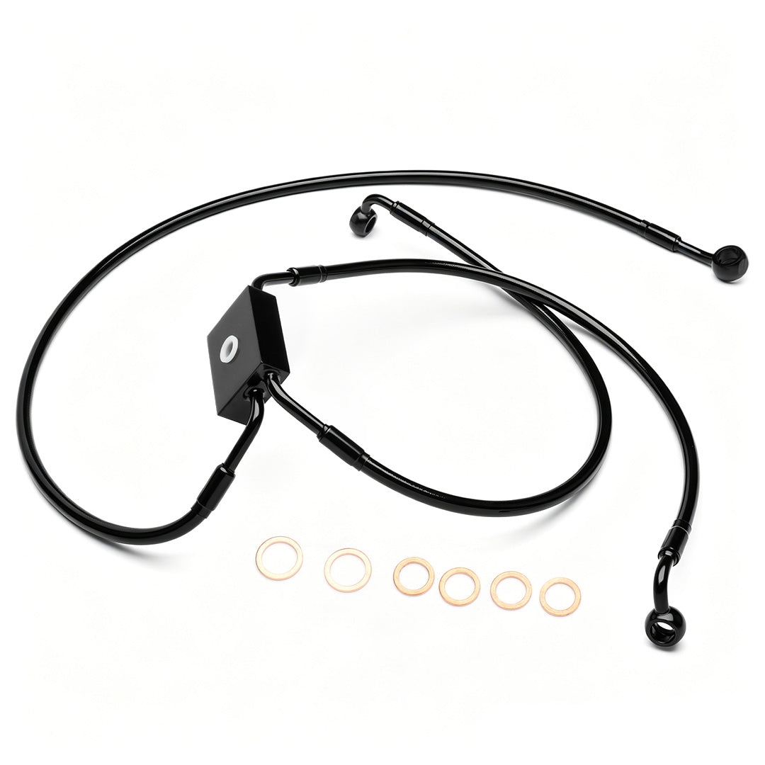 Front Brake Line for Harley 2008-2024 Dyna Softail with ABS
