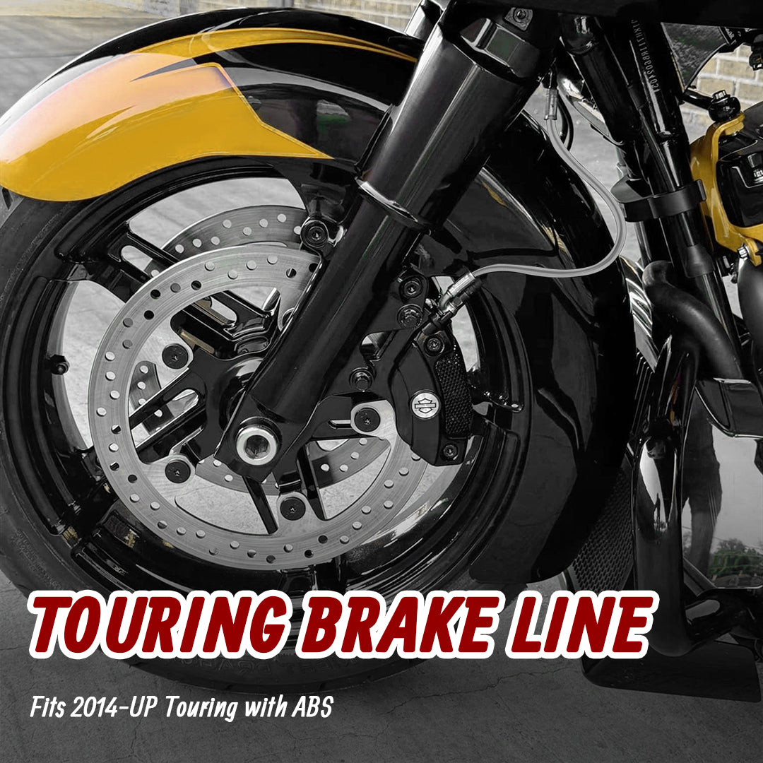 Front Brake Line Oil Hose for Harley 2014-Later Touring with ABS
