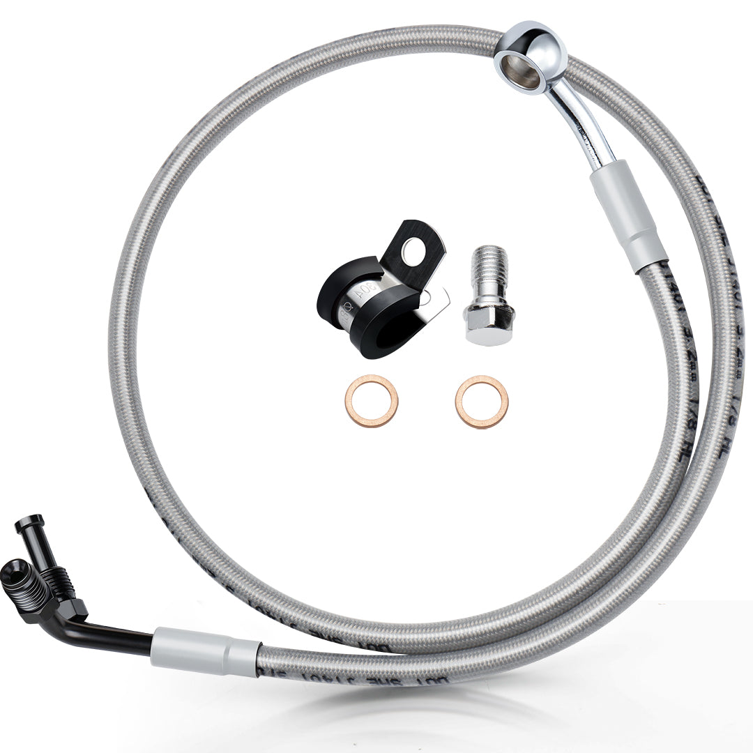 Front Upper Brake Line Hydraulic Oil Hose for Harley Softail 2018-Later