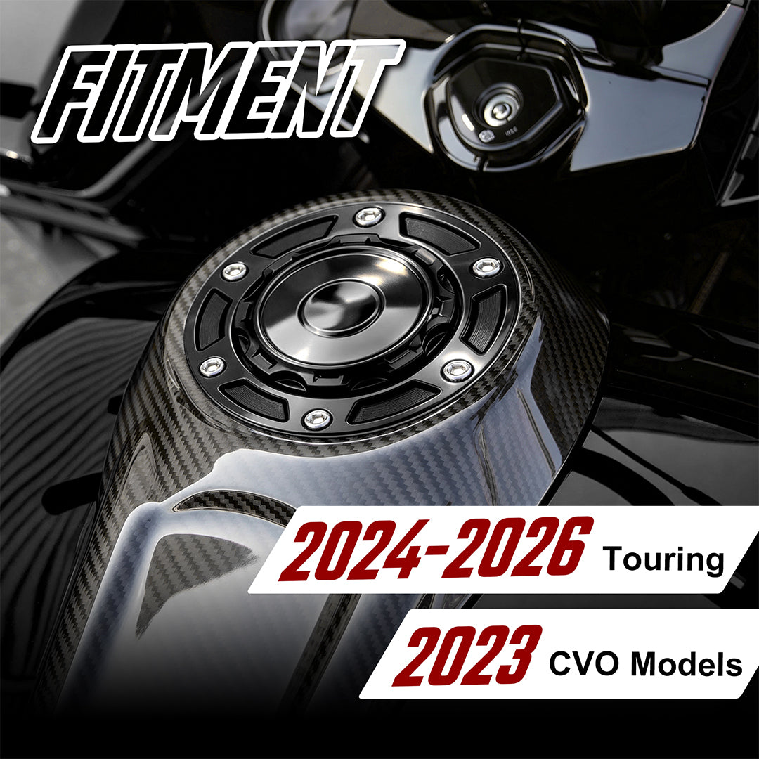 Fuel Gas Cap for Harley Touring 2024-2026