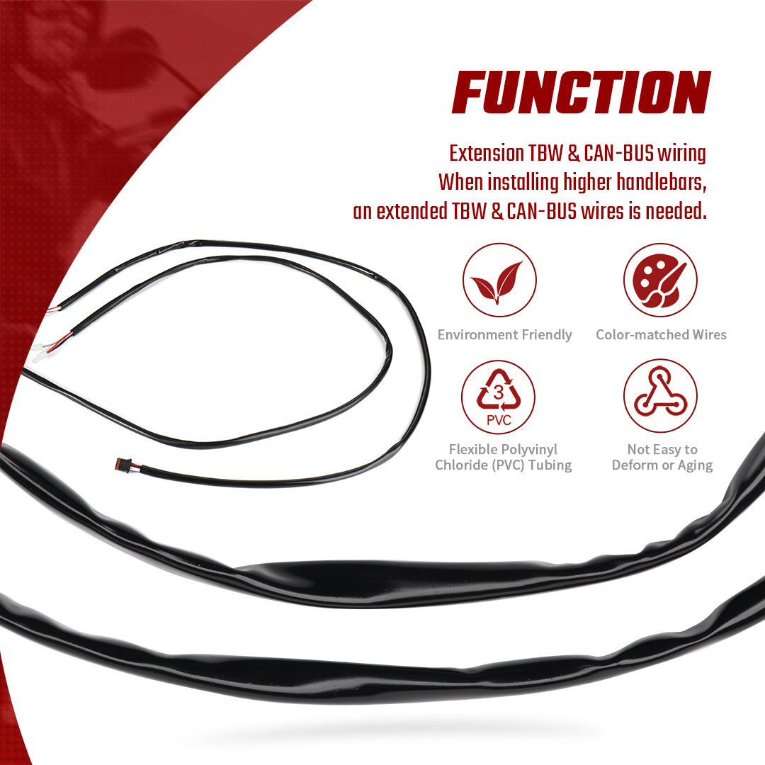 Handlebar CAN Bus Wire Harness for Harley Touring 2014-2023