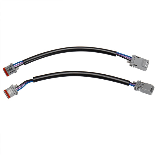 Handlebar Front Plug & Play Turn Signals Extension Wire Harness Kit for Harley Dyna Softail Sportster 2016-Later
