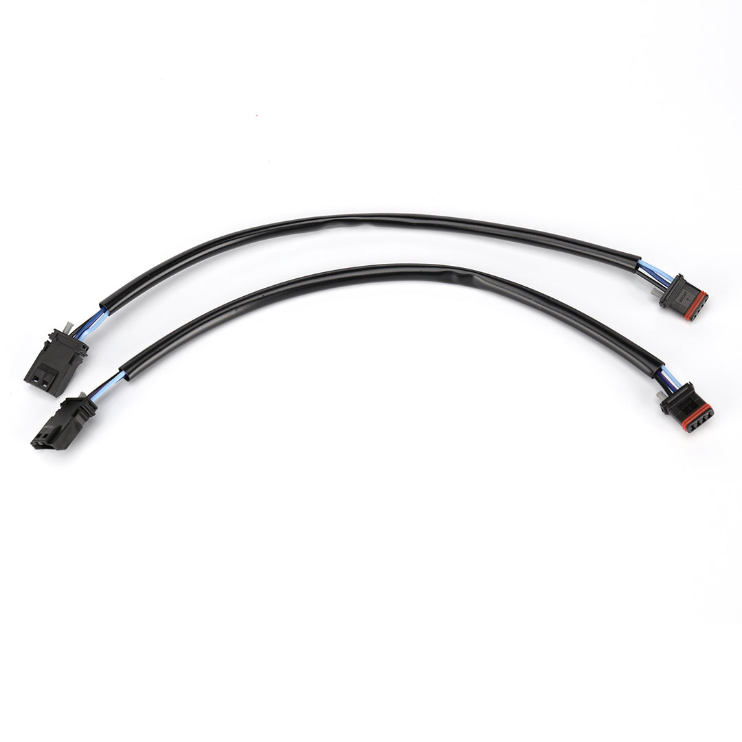 Handlebar Front Plug & Play Turn Signals Extension Wire Harness Kit for Harley Dyna Softail Sportster 2016-Later