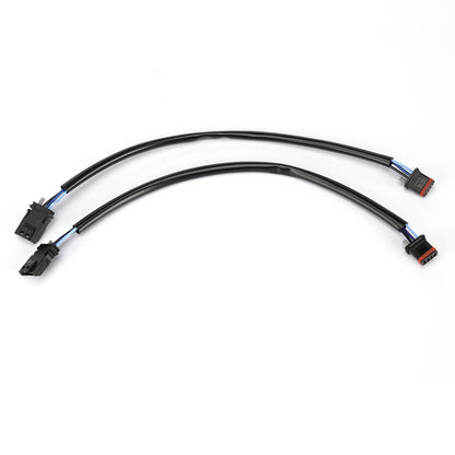 Handlebar Front Plug & Play Turn Signals Extension Wire Harness Kit for Harley Dyna Softail Sportster 2016-Later