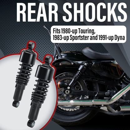 For Harley 1980-Later 267mm Lowering Slammer Rear Shock Suspension Kit