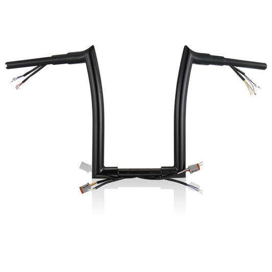For Harley 1996-2006 1.5 Inch Meathook 12"/14"/16" Pre-wired Handlebars