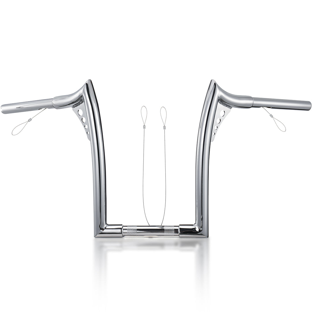 For Harley 1998-2013 1.25 inch fat Ape Hangers Meathook Bars