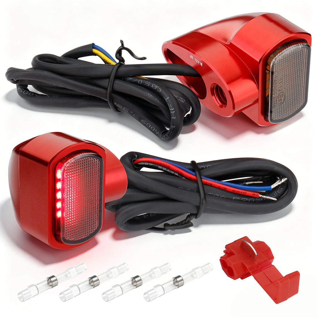 For Harley 2000-2023 Rear Led Turn Signal Light Mini Brake Running Lights