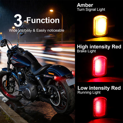 For Harley 2000-2023 Rear Led Turn Signal Light Mini Brake Running Lights