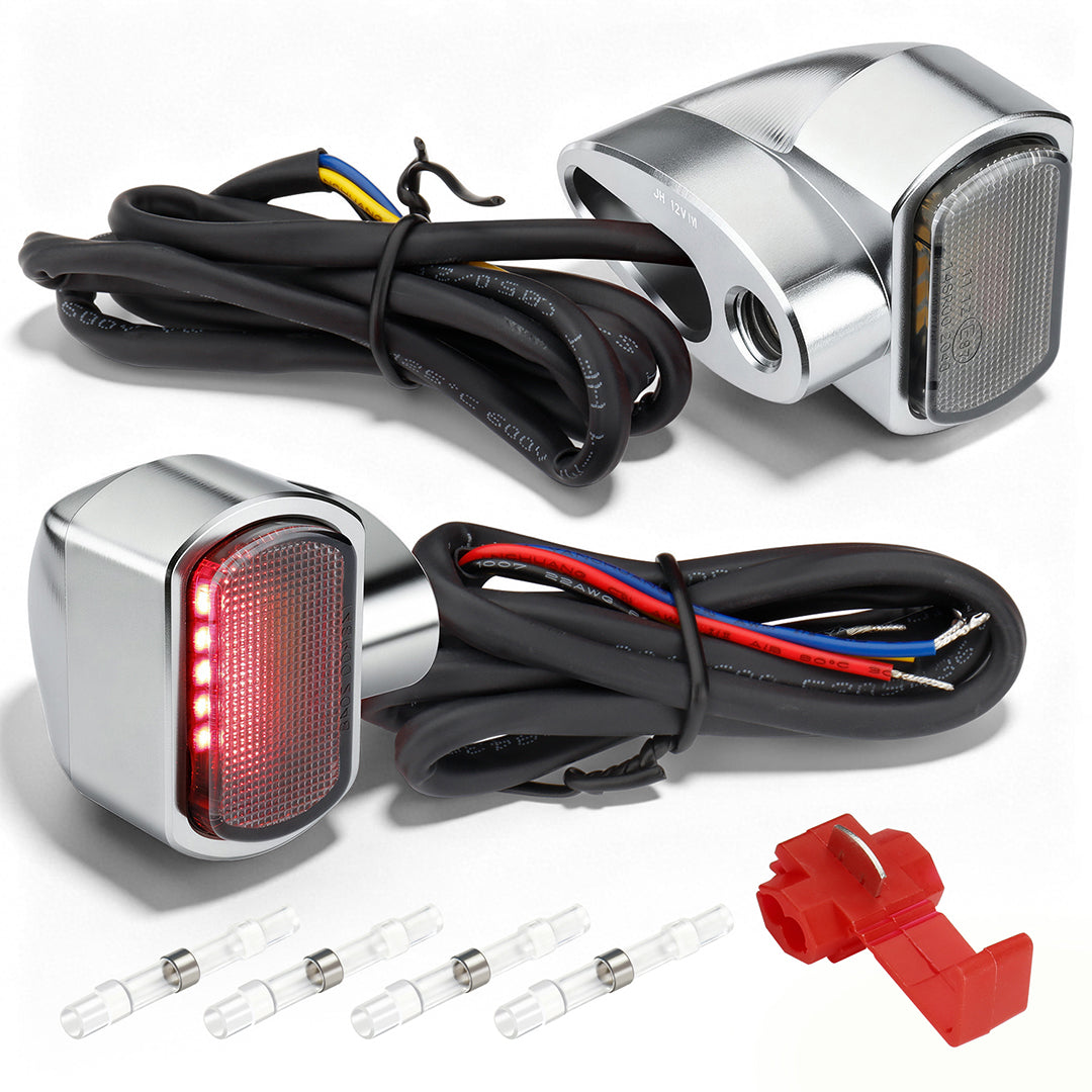 For Harley 2000-2023 Rear Led Turn Signal Light Mini Brake Running Lights