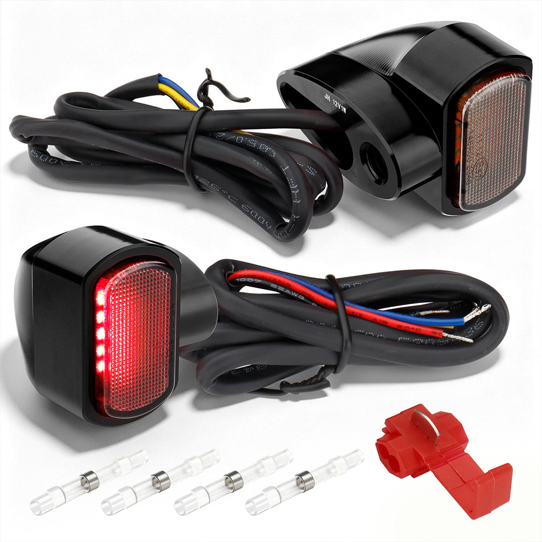 For Harley 2000-2023 Rear Led Turn Signal Light Mini Brake Running Lights
