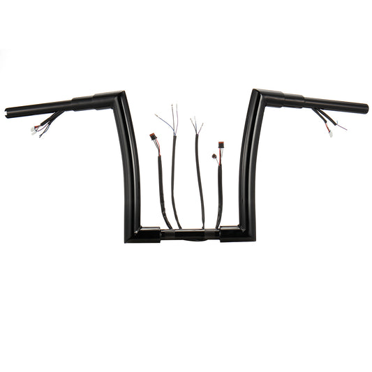 For Harley 2012-2017 Ape Hanger 1.5 Inch Meathook Pre-wired Handlebars