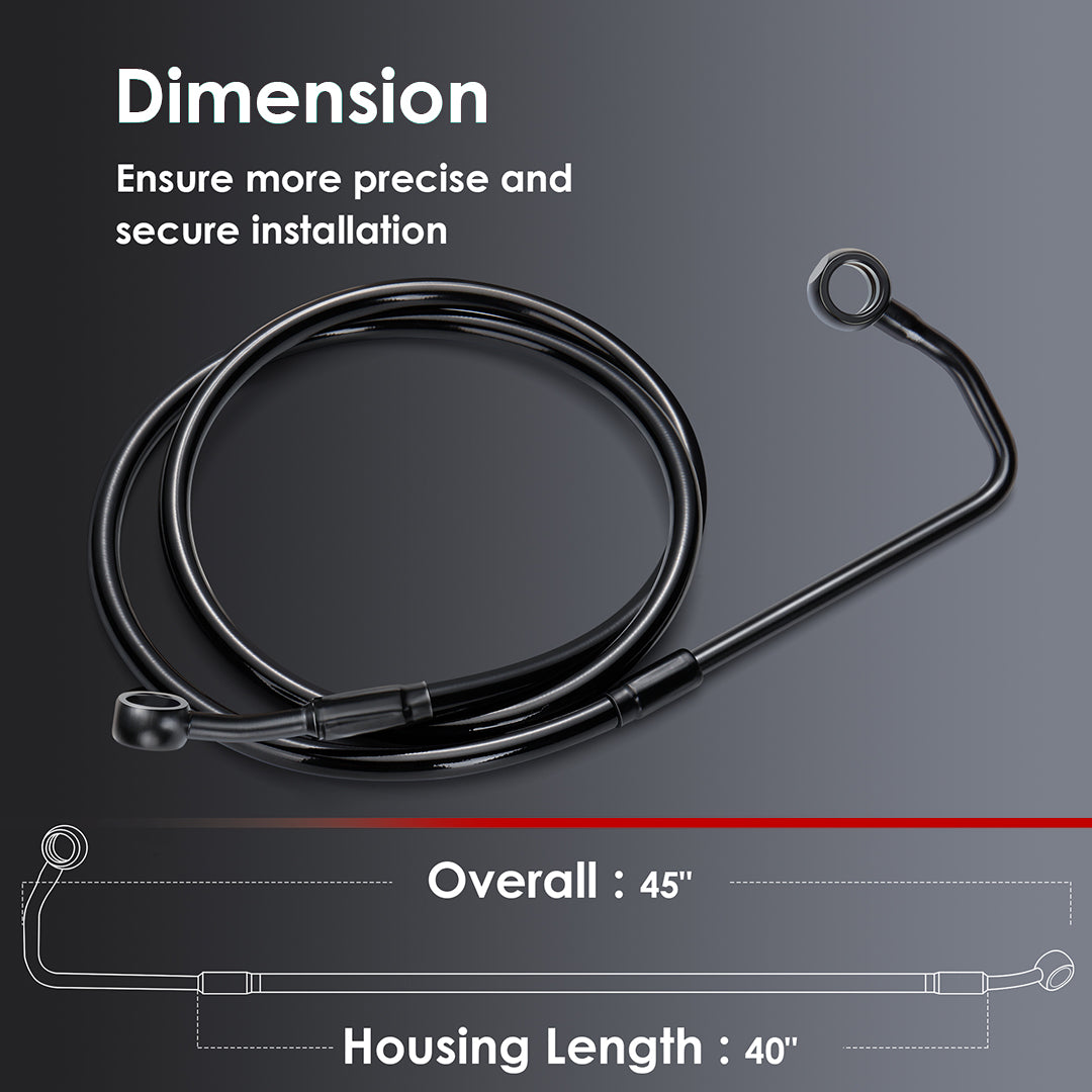 For Harley Softail 2011-2017 Front Brake Lines with ABS