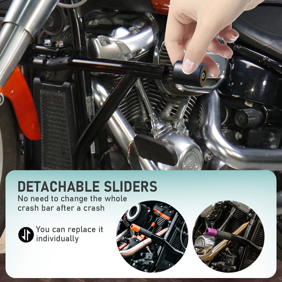 For Harley Softail 2018-2024 Engine Guard Highway Peg Front Crash Bar