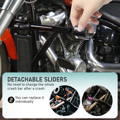 For Harley Softail 2018-2024 Engine Guard Highway Peg Front Crash Bar