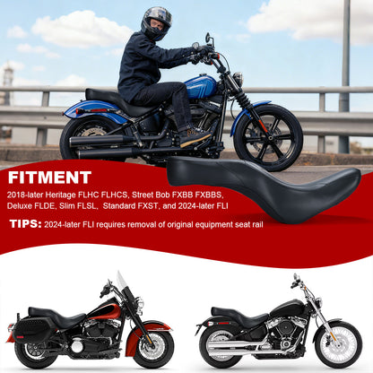 For Harley Softail 2018-Later One-Piece Seat