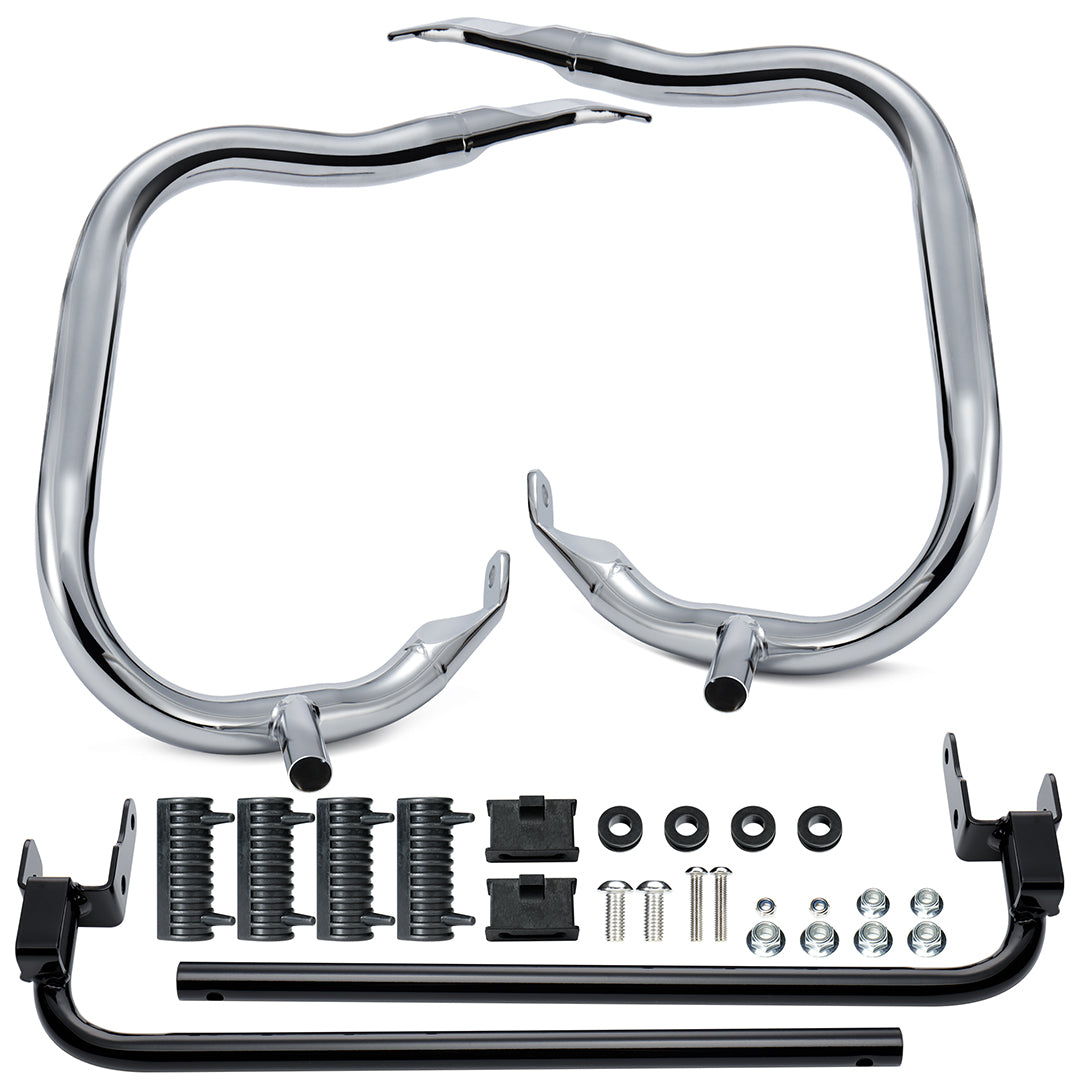 For Harley Touring 2014-Later 1.25 Inch Rear Saddlebag Bracket Guard Bars