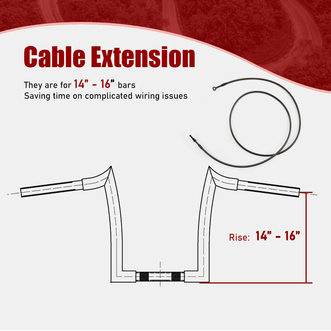 For Harley Touring 2017-2020 Handlebar Cable Kit
