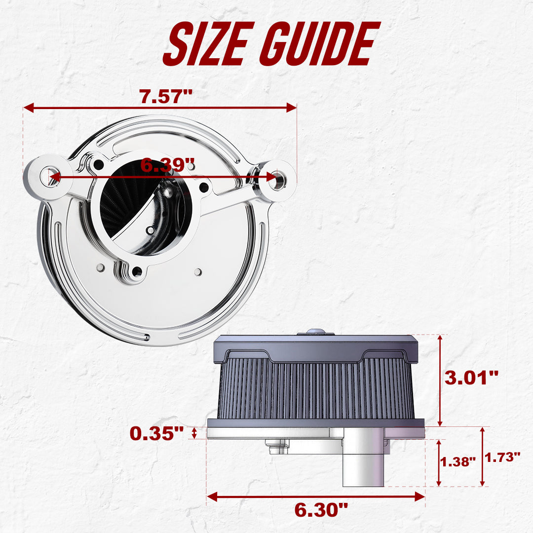M8 Air Cleaner filter for Harley 2017-Later Touring Softail