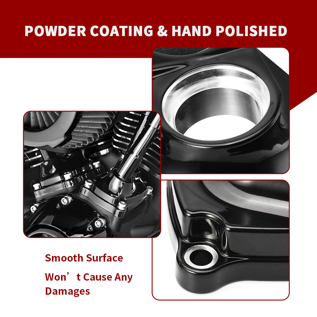 M8 Tappet Covers Lifter Block Cover for Harley Touring Softail 2017-Later
