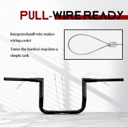 Meathook Ape Hangers Road Glide Chizeled Handlebars for Harley 2015-2023