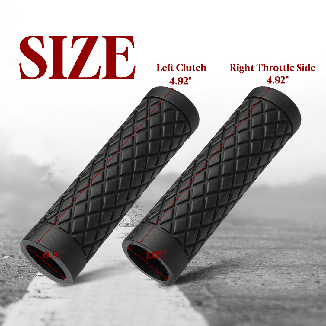 Motorcycle Hand Grips Silicone Handlebar Grip Cover for Harley Most Models