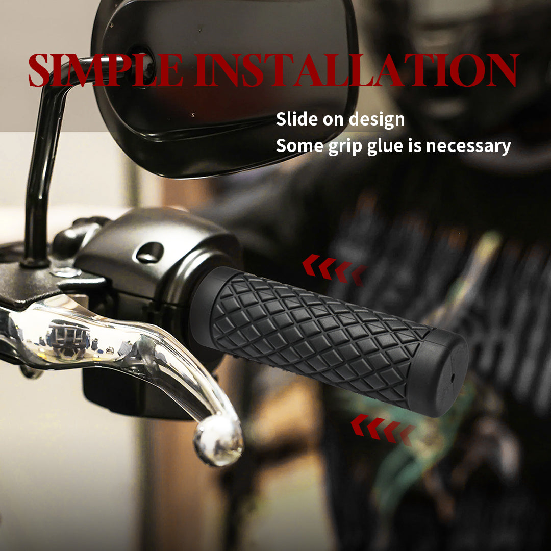 Motorcycle Hand Grips Silicone Handlebar Grip Cover for Harley Most Models