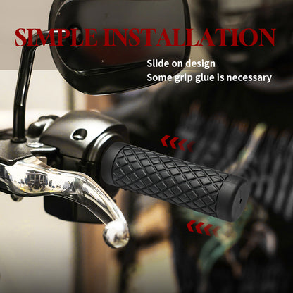 Motorcycle Hand Grips Silicone Handlebar Grip Cover for Harley Most Models