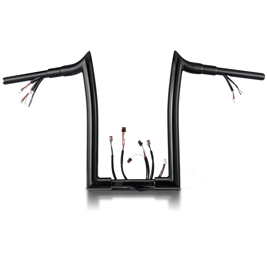 Pre-wired Mercenary Handlebar 1.5 Inch Fat Ape Hanger for Harley Softail 2016-Later