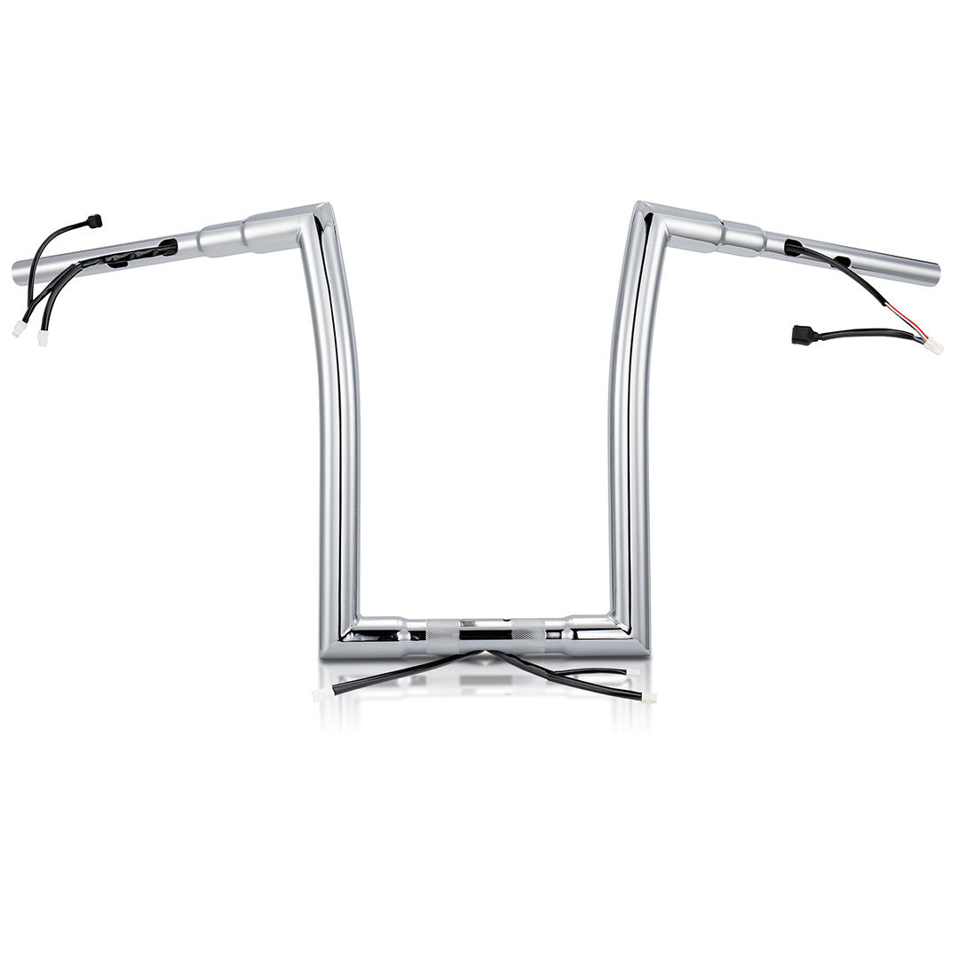 Pre-wired Road Glide Handlebar 1.5 Inch Fat Ape Hanger for Harley Road Glide 2023-Later with ABS
