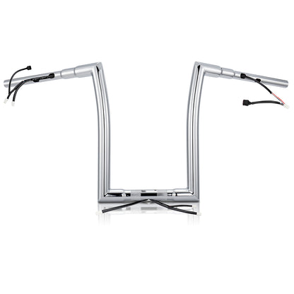 Pre-wired Road Glide Handlebar 1.5 Inch Fat Ape Hanger for Harley Road Glide 2023-Later with ABS
