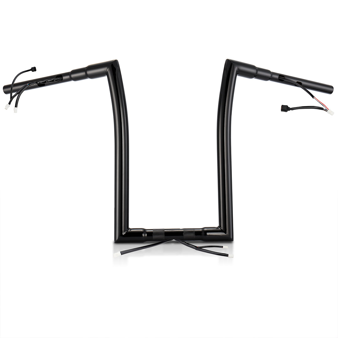 Pre-wired Road Glide Handlebar 1.5 Inch Fat Ape Hanger for Harley Road Glide 2023-Later with ABS