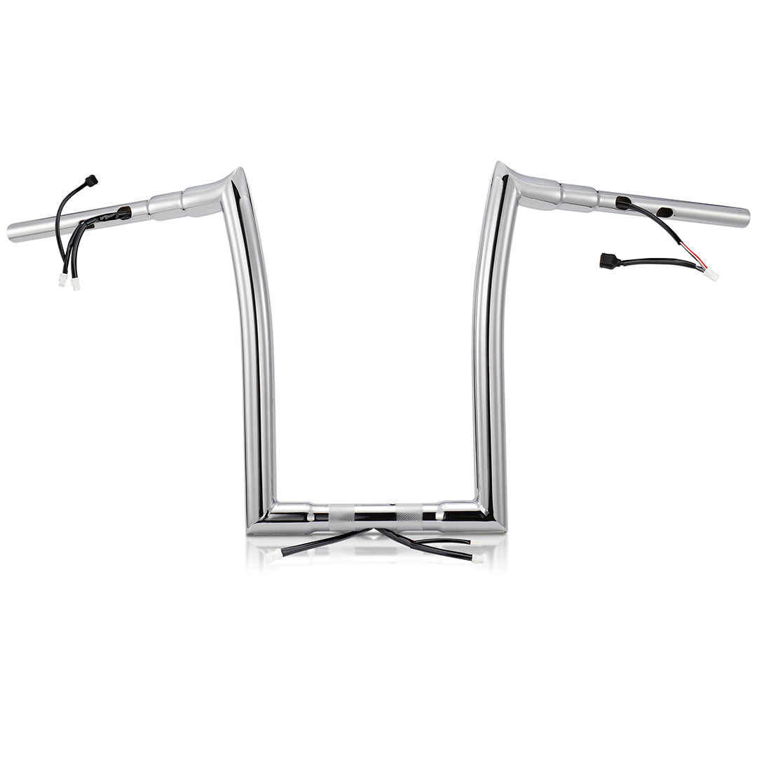 Pre-wired Road Glide Meathook Handlebars 1.5 Inch Fat Ape Hangers for Harley Road Glide 2023-Later with ABS