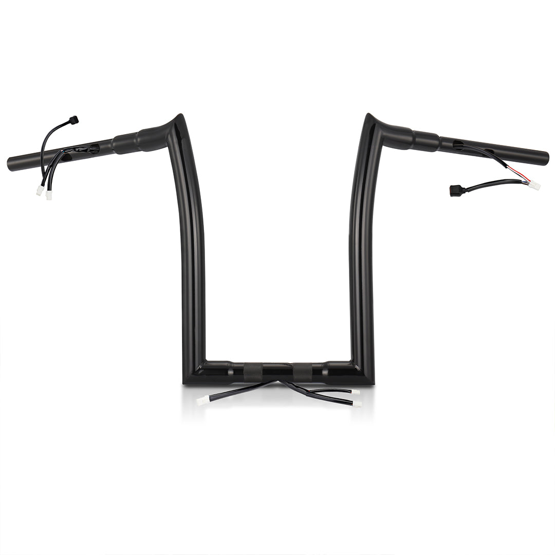 Pre-wired Road Glide Meathook Handlebars 1.5 Inch Fat Ape Hangers for Harley Road Glide 2023-Later with ABS