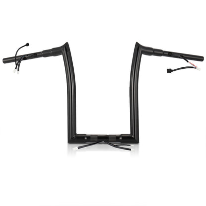 Pre-wired Road Glide Meathook Handlebars 1.5 Inch Fat Ape Hangers for Harley Road Glide 2023-Later with ABS