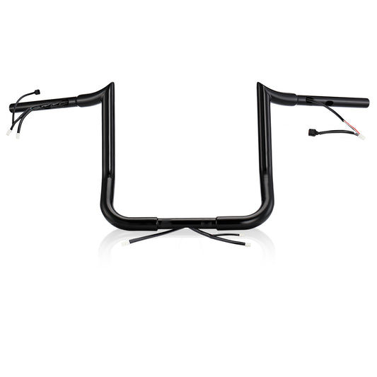Pre-wired Street Glide Handlebar 1.25 Inch Fat Ape Hanger for Harley Street Glide