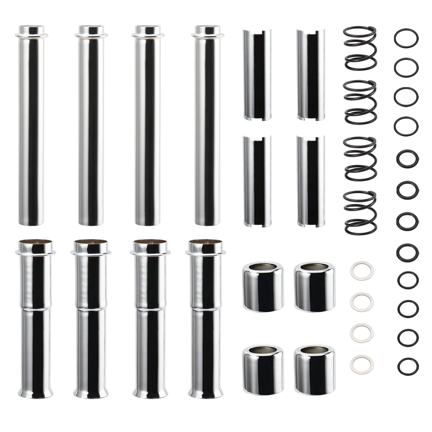 Pushrods Covers Kit for Harley Twin Cam Softail Dyna Touring Models 1999-2017