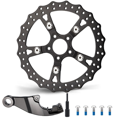13“ Rear Brake Disc Single Floating Rotor for Harley 2008-2017 Softail
