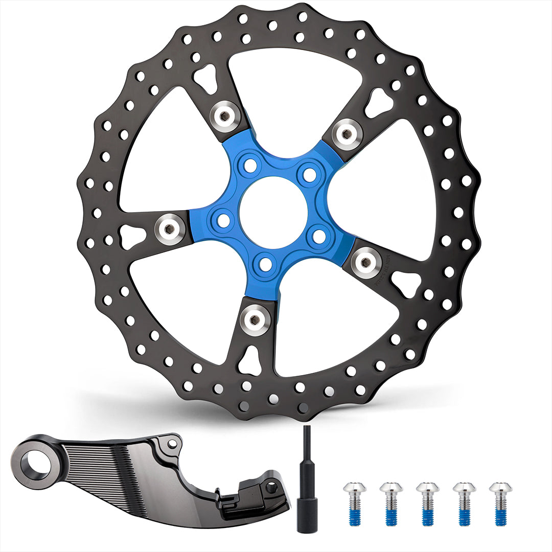 13“ Rear Brake Disc Single Floating Rotor for Harley 2008-2017 Softail