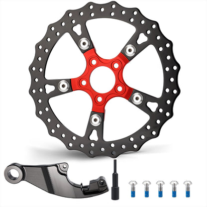 13“ Rear Brake Disc Single Floating Rotor for Harley 2008-2017 Softail