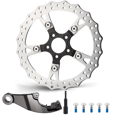 13“ Rear Brake Disc Single Floating Rotor for Harley 2008-2017 Softail