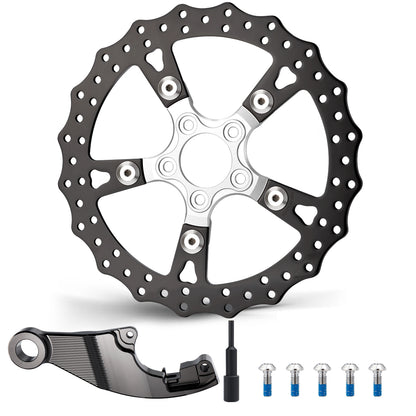 13 Inches Rear Brake Disc Single Floating Rotor for Harley 2008-2017 Softail