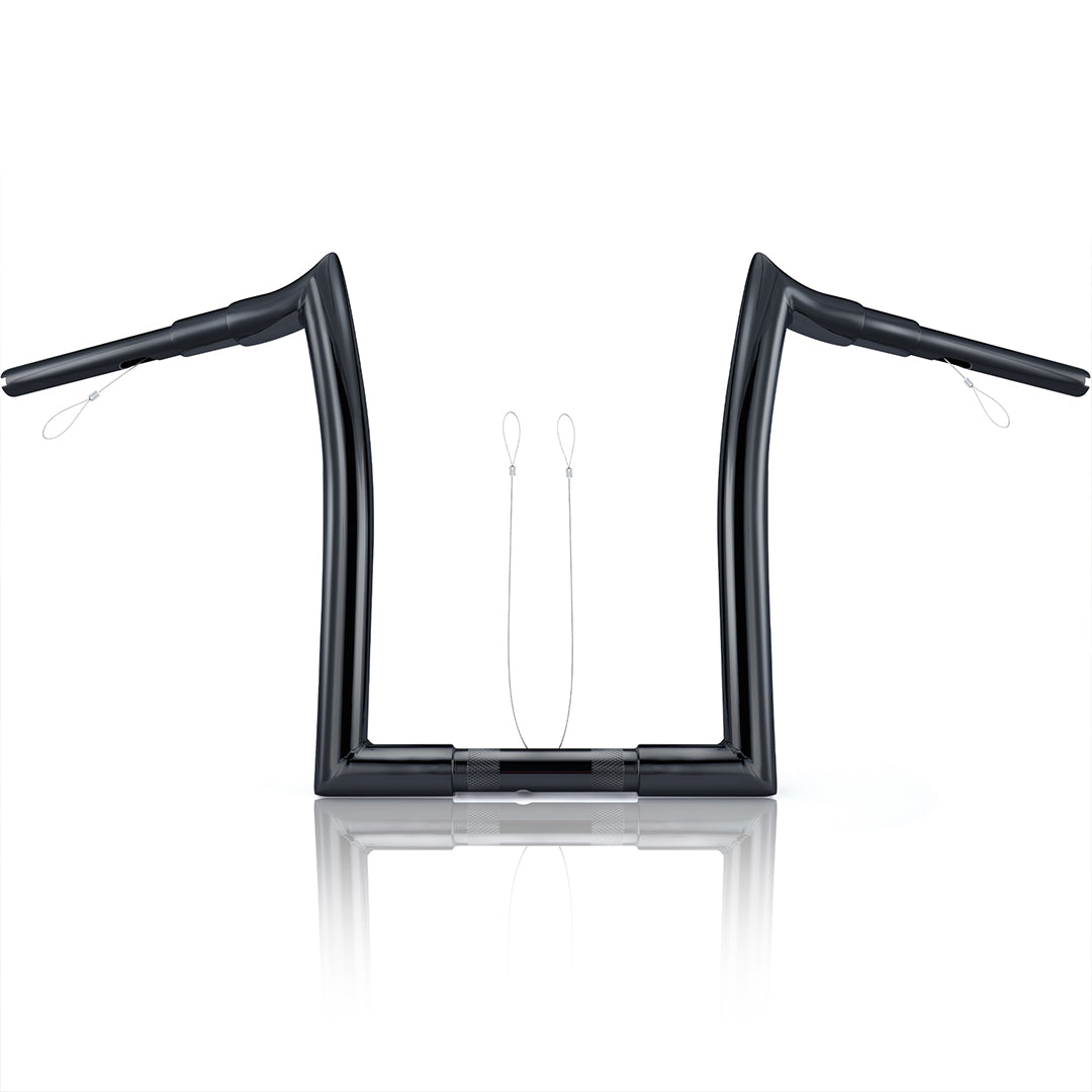 For Harley Road Glide 2015-2023 1.5 inch fat Ape Hangers Meathook Bars