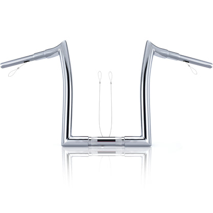 For Harley Road Glide 2015-2023 1.5 inch fat Ape Hangers Meathook Bars
