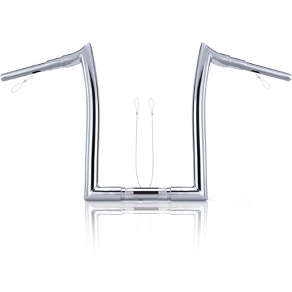 For Harley Road Glide 2015-2023 1.5 inch fat Ape Hangers Meathook Bars
