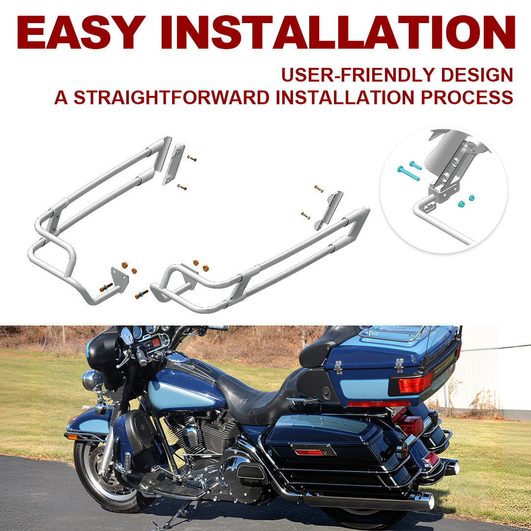 Saddlebag Bracket Guard Bar Rails for Harley 2023-Later Touring