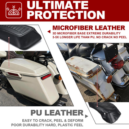 Saddlebag Lid covers for 2014-Later Harley Touring