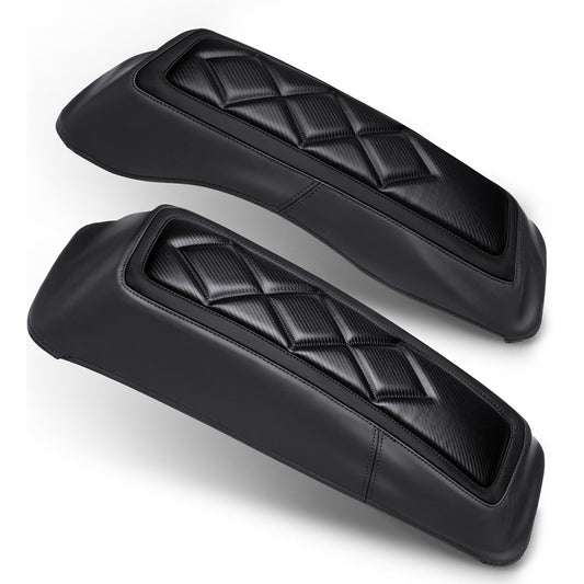Saddlebag Lid Microfiber Leather Covers for 1993-2013 Harley Touring