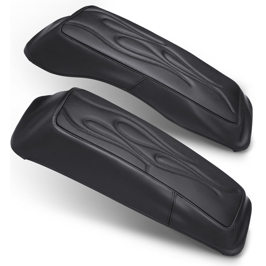 Saddlebag Lid Microfiber Leather Covers for 1993-2013 Harley Touring